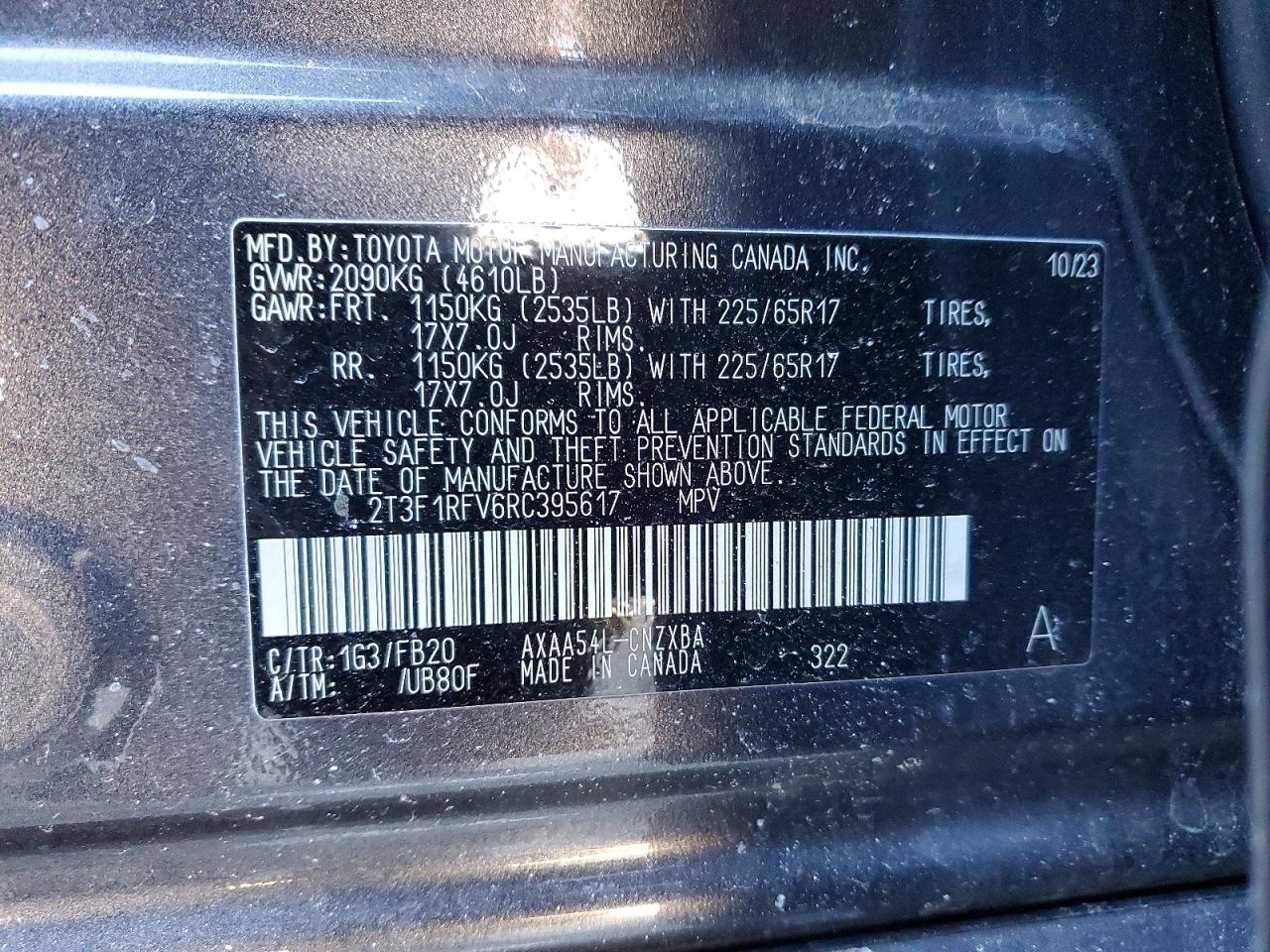 2024 TOYOTA RAV4 LE photo 13