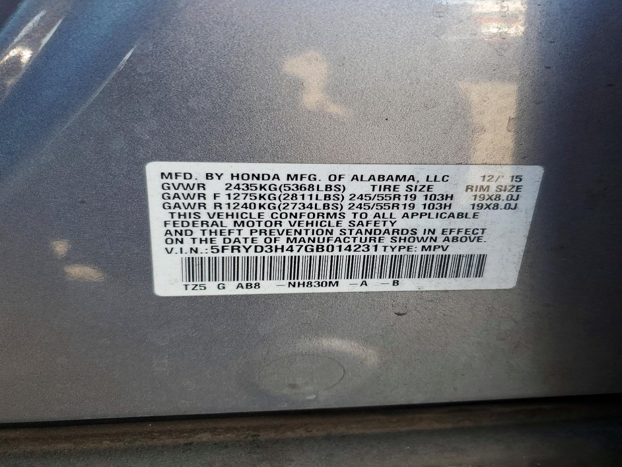 2016 ACURA MDX TECHNOLOGY photo 14