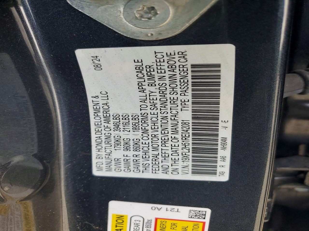 2024 HONDA CIVIC LX photo 37