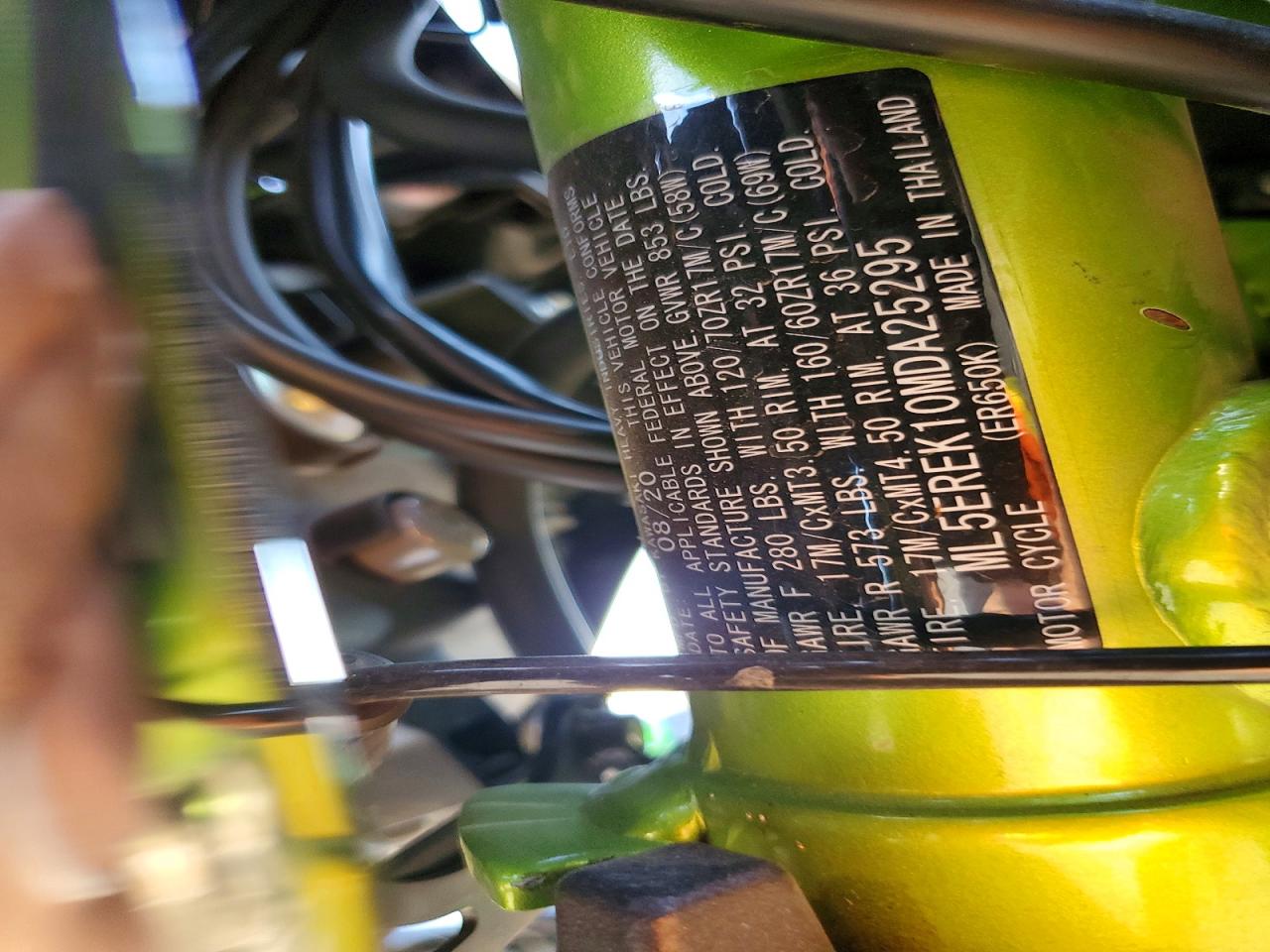 2021 KAWASAKI ER650 K photo 8