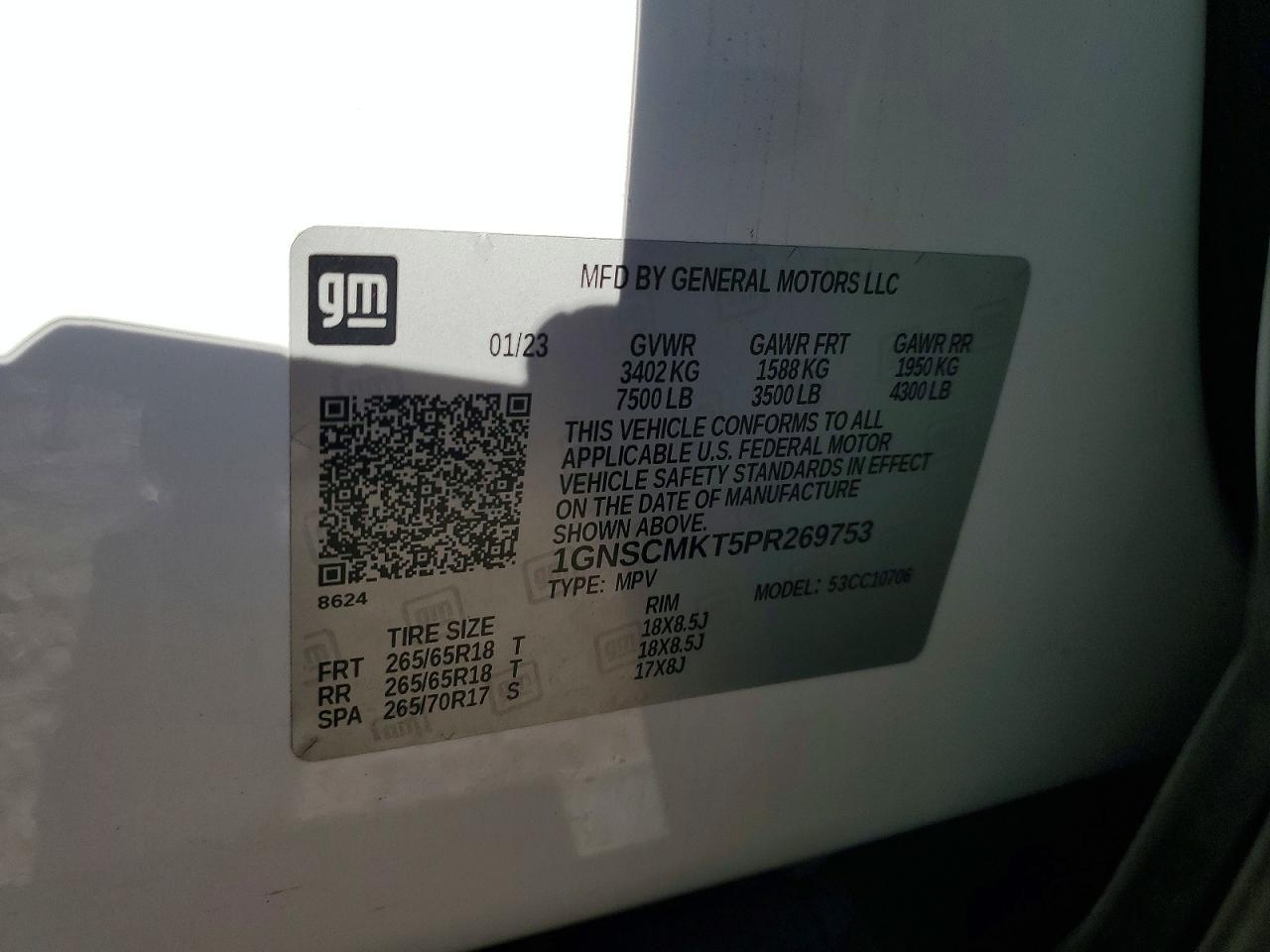2023 CHEVROLET TAHOE C1500 LS photo 25