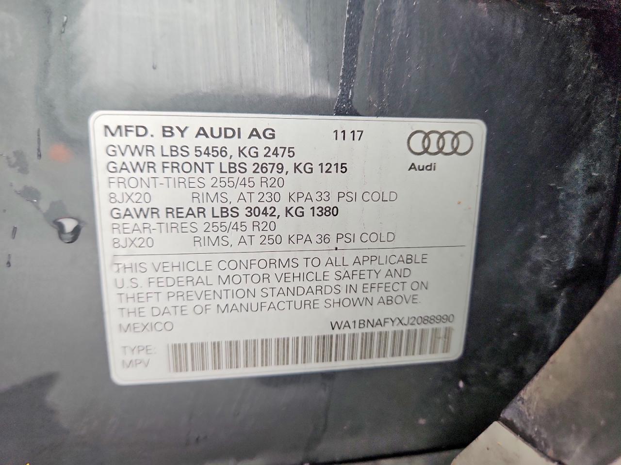 2018 AUDI Q5 PREMIUM PLUS photo 34