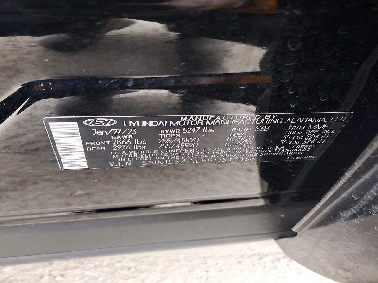 2023 HYUNDAI SANTA FE CALLIGRAPHY photo 13