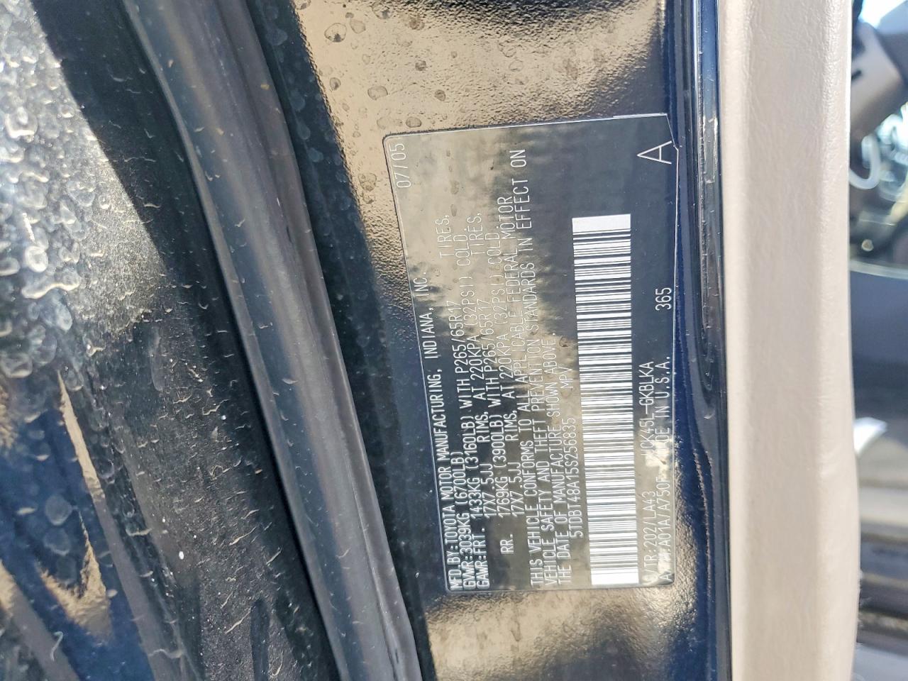 2005 TOYOTA SEQUOIA LIMITED photo 34