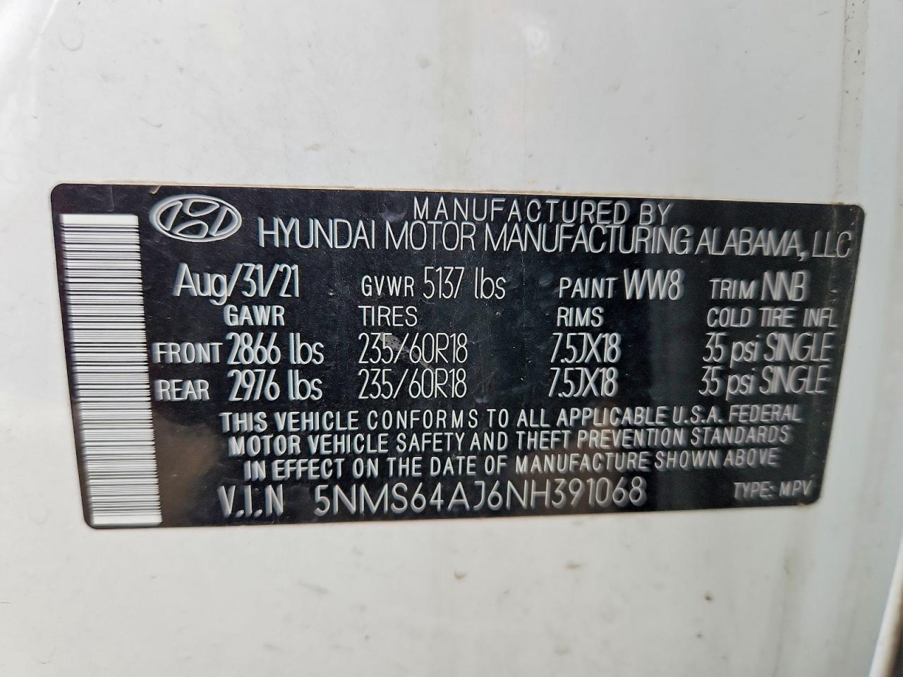 2022 HYUNDAI SANTA FE XRT photo 25