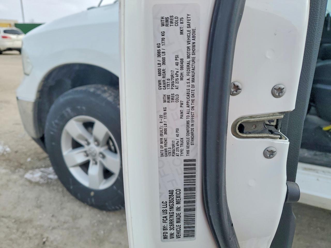 2022 RAM 1500 CLASSIC TRADESMAN photo 12