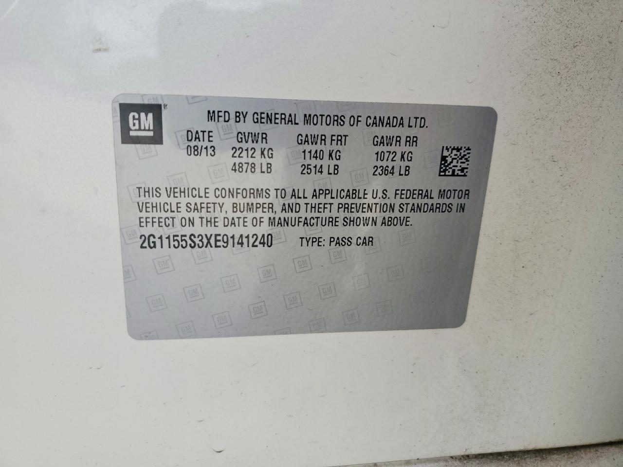 2014 CHEVROLET IMPALA LTZ photo 12