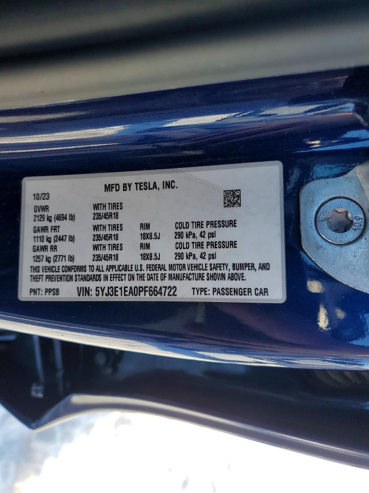 2023 TESLA MODEL 3 photo 13
