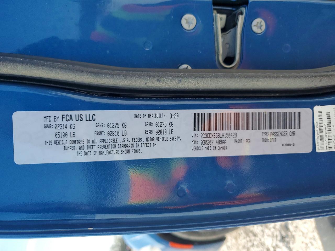 2020 DODGE CHARGER SXT photo 34