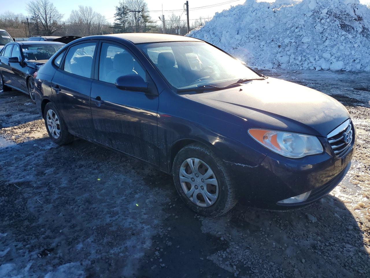 2010 HYUNDAI ELANTRA BLUE photo 4