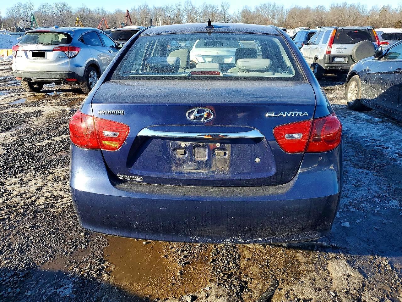 2010 HYUNDAI ELANTRA BLUE photo 6