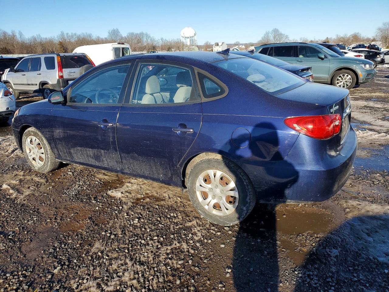 2010 HYUNDAI ELANTRA BLUE photo 2