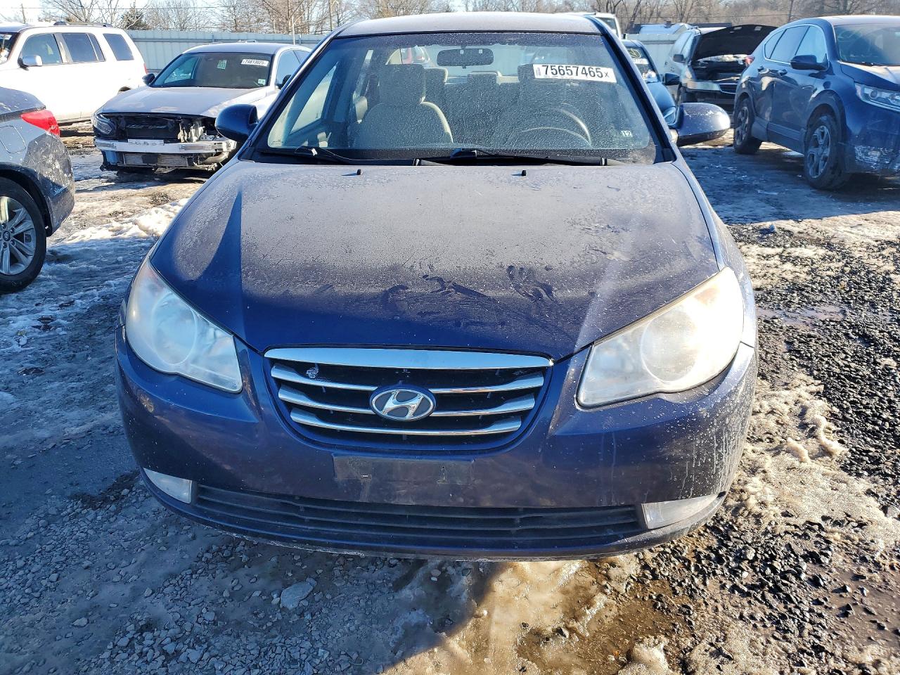 2010 HYUNDAI ELANTRA BLUE photo 5