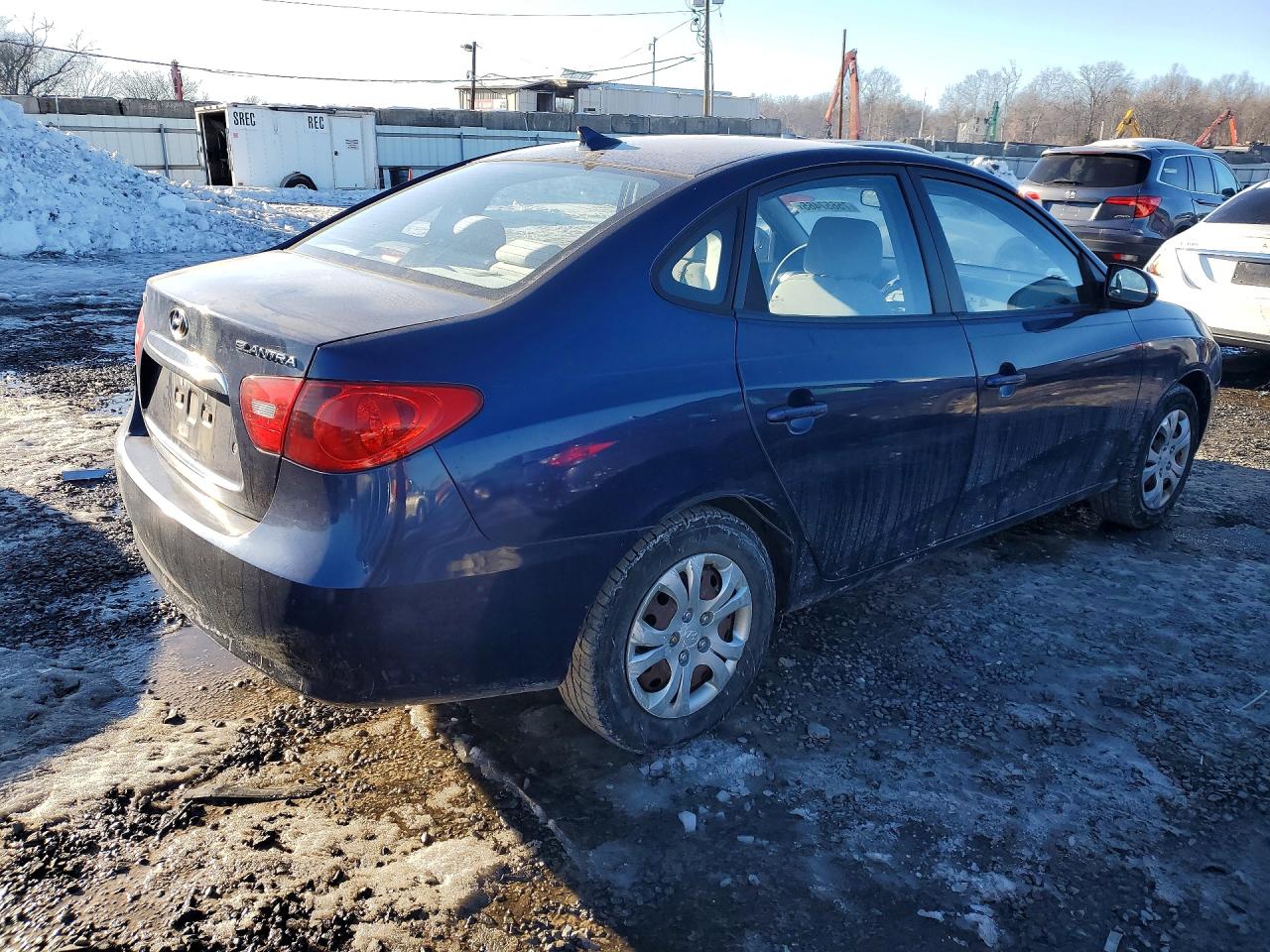 2010 HYUNDAI ELANTRA BLUE photo 3
