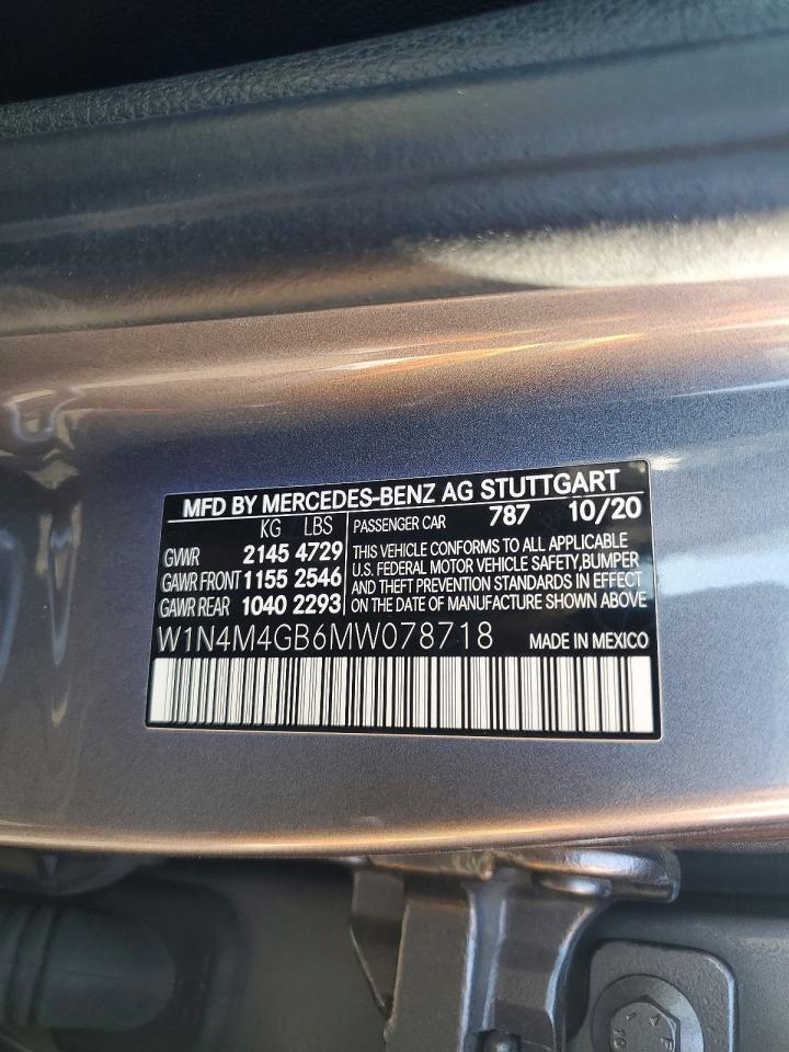 2021 MERCEDES-BENZ GLB 250 photo 13