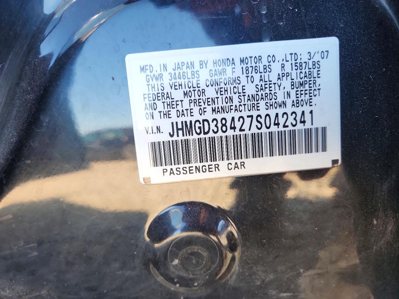 2007 HONDA FIT photo 37