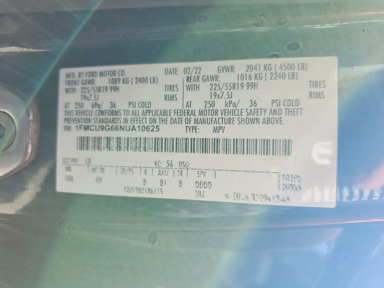 2022 FORD ESCAPE SE photo 25