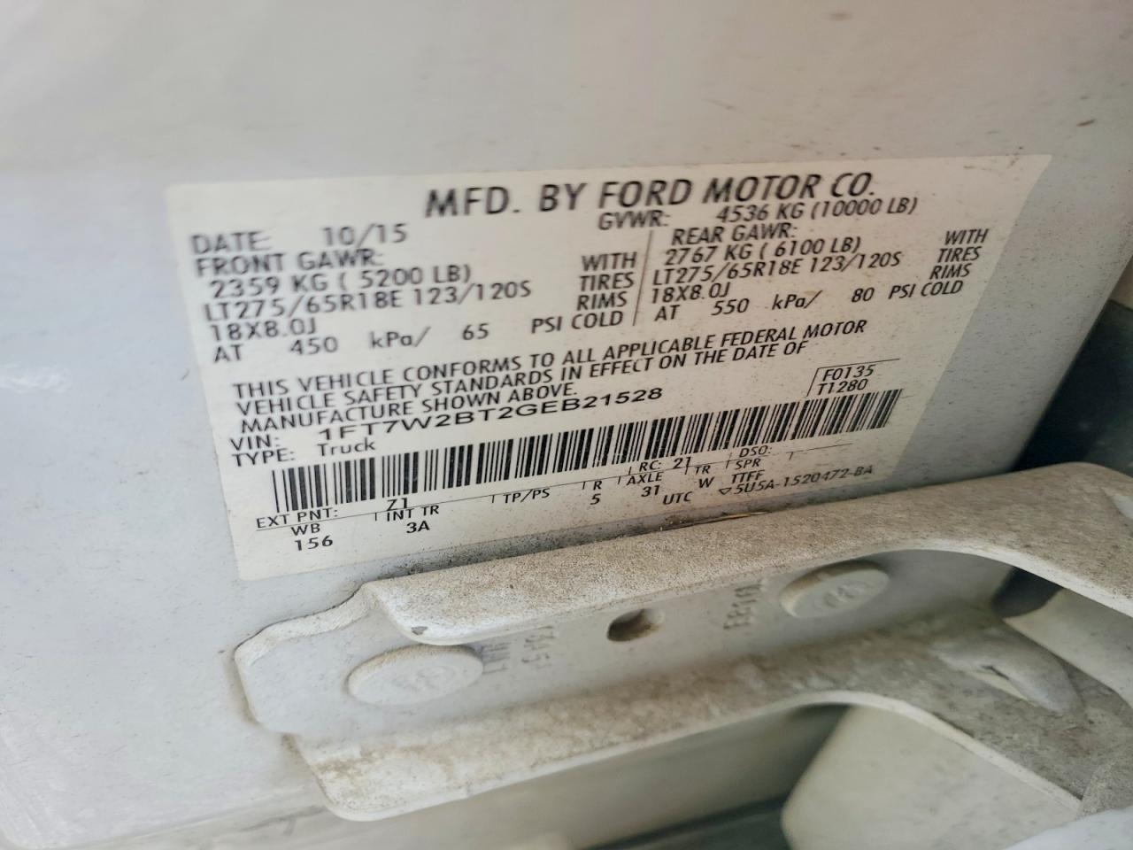 2016 FORD F250 SUPER DUTY photo 23