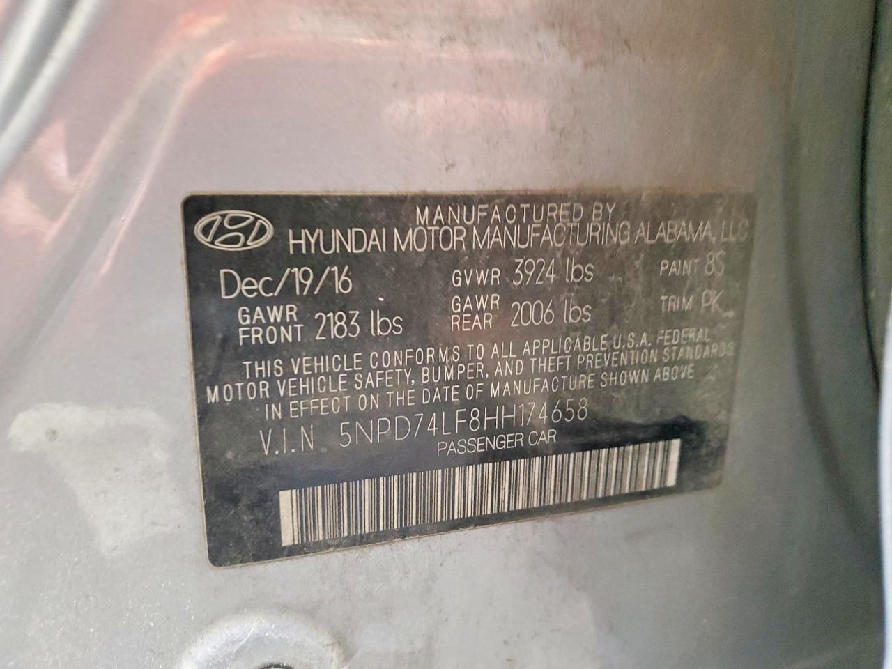 2017 HYUNDAI ELANTRA SE photo 23