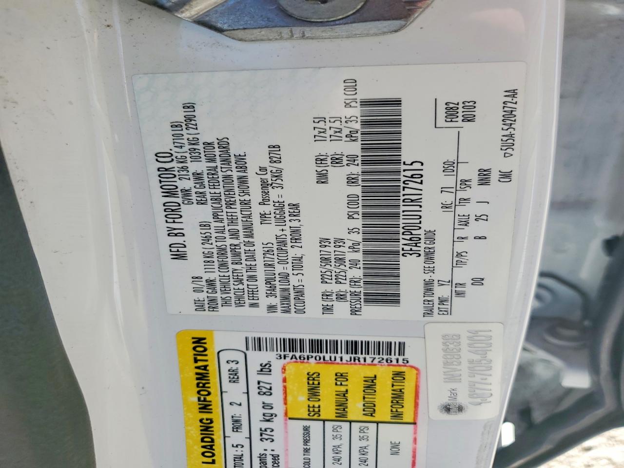 2018 FORD FUSION SE HYBRID photo 23