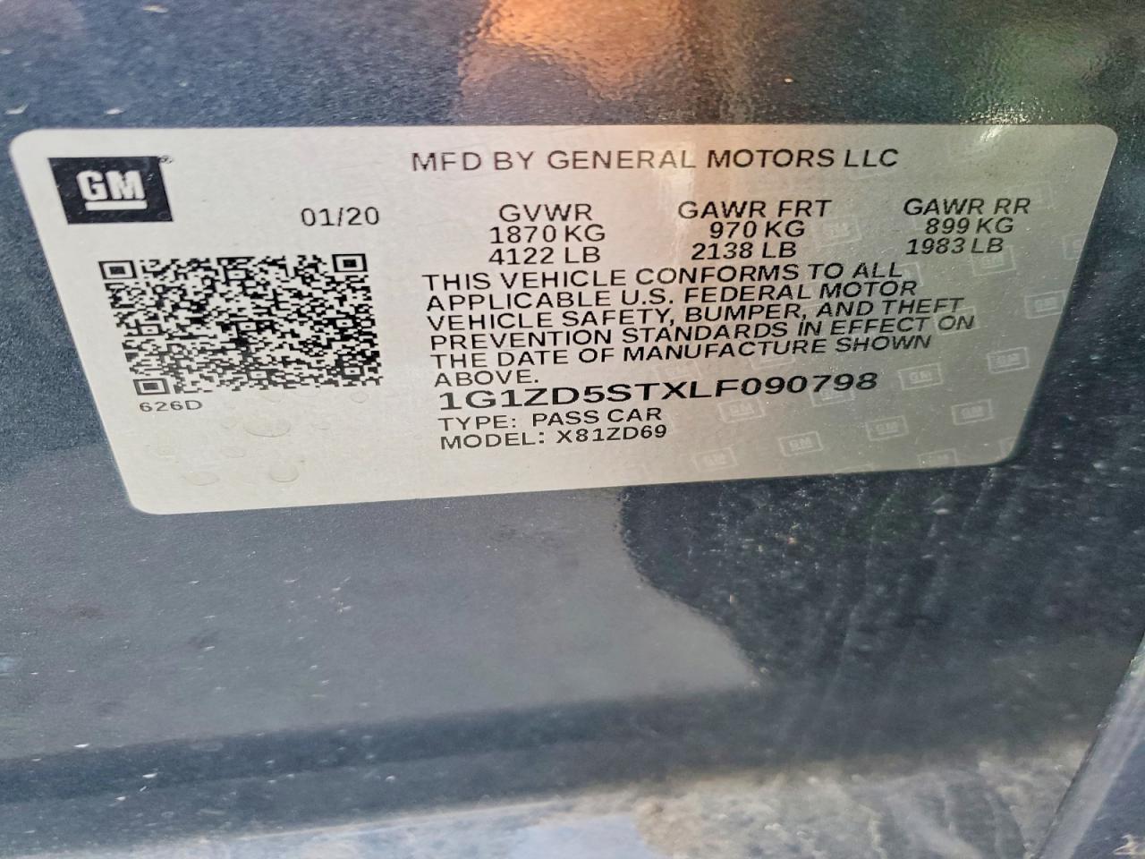 2020 CHEVROLET MALIBU LT photo 23