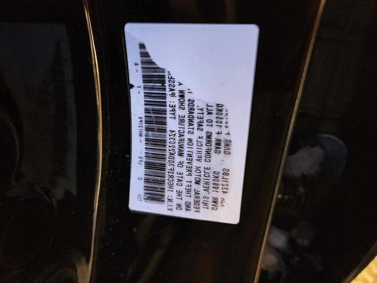 2013 HONDA ACCORD EX photo 23