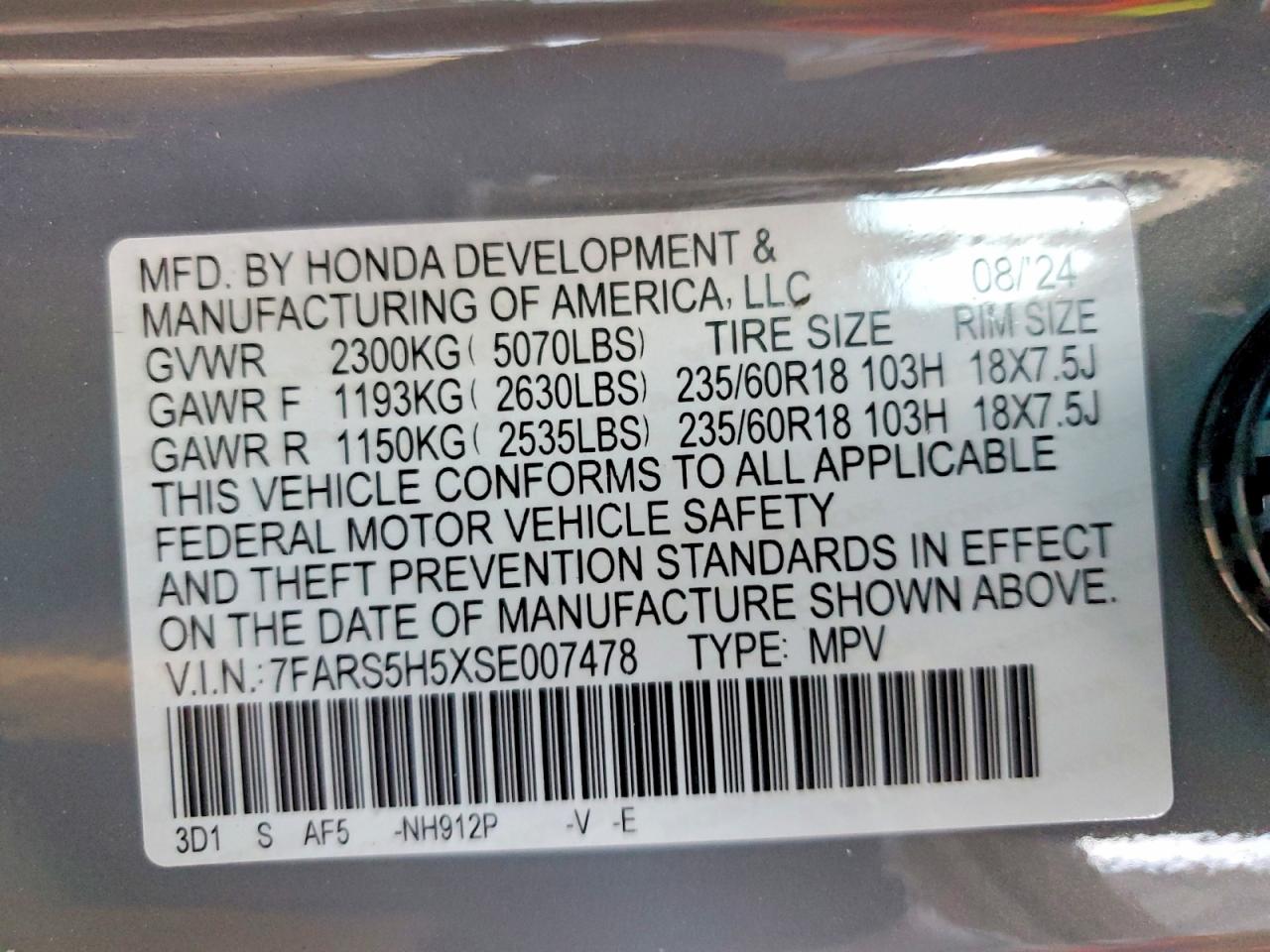 2025 HONDA CR-V SPORT photo 13