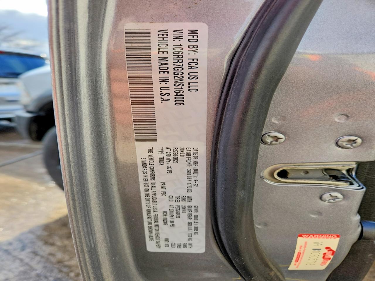 2022 RAM 1500 CLASSIC SLT photo 12