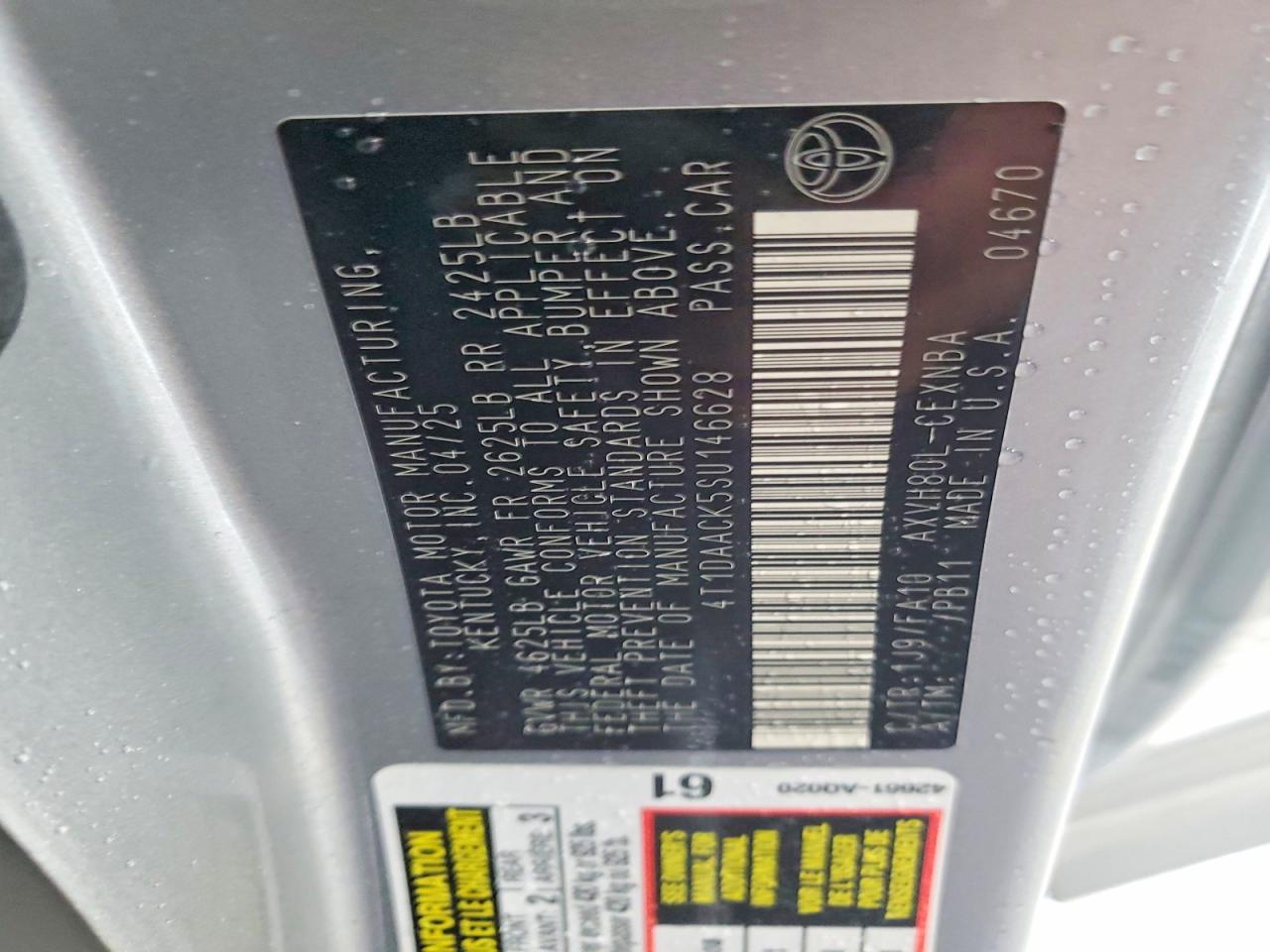 2025 TOYOTA CAMRY XSE photo 13