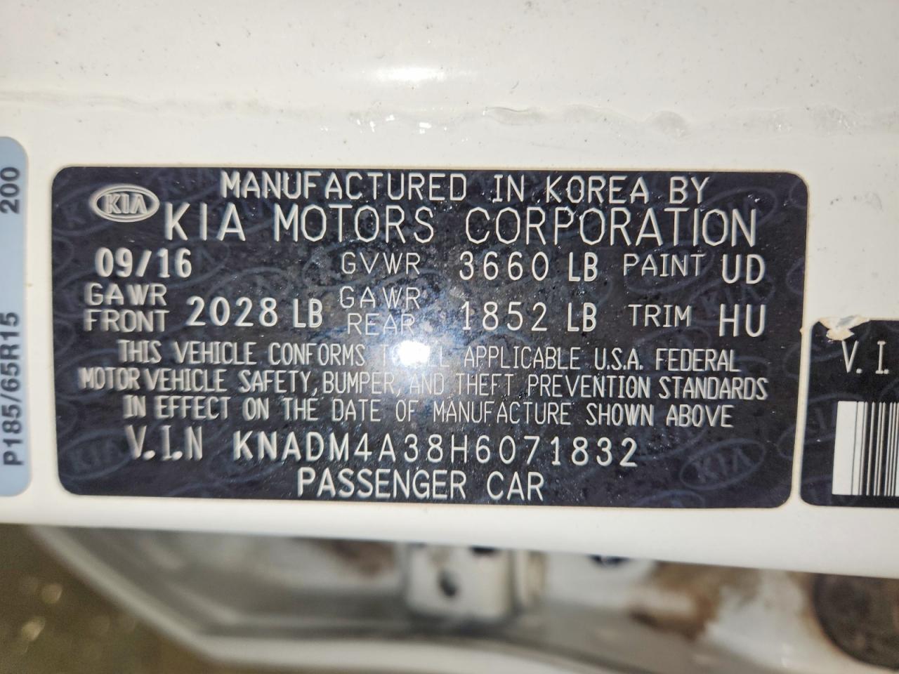 2017 KIA RIO LX photo 22