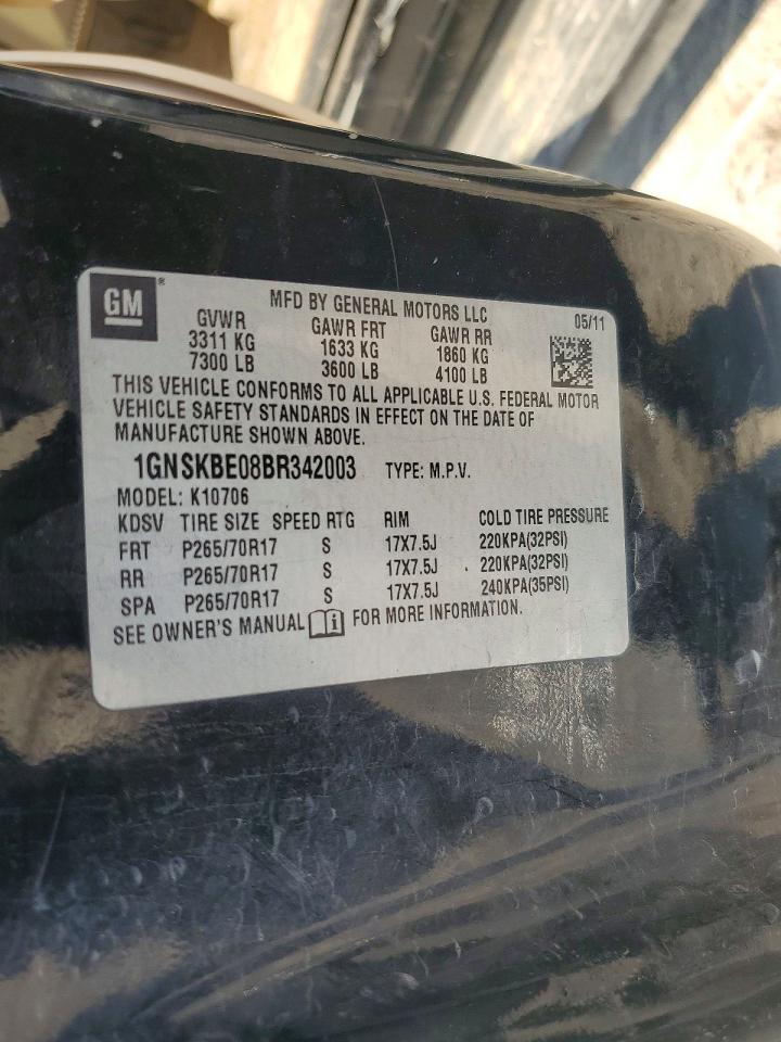 2011 CHEVROLET TAHOE K1500 LT photo 37