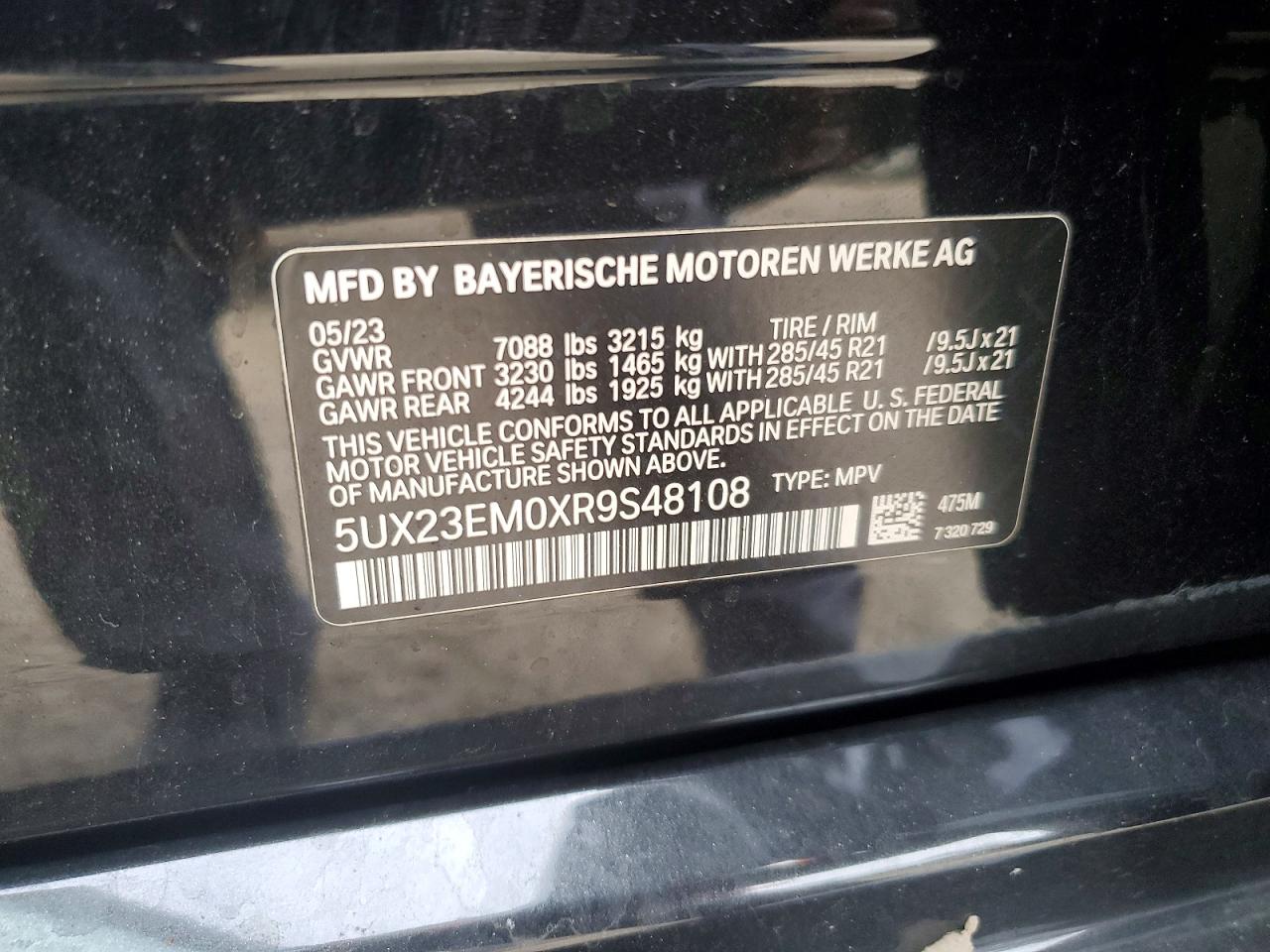 2024 BMW X7 XDRIVE40I photo 14