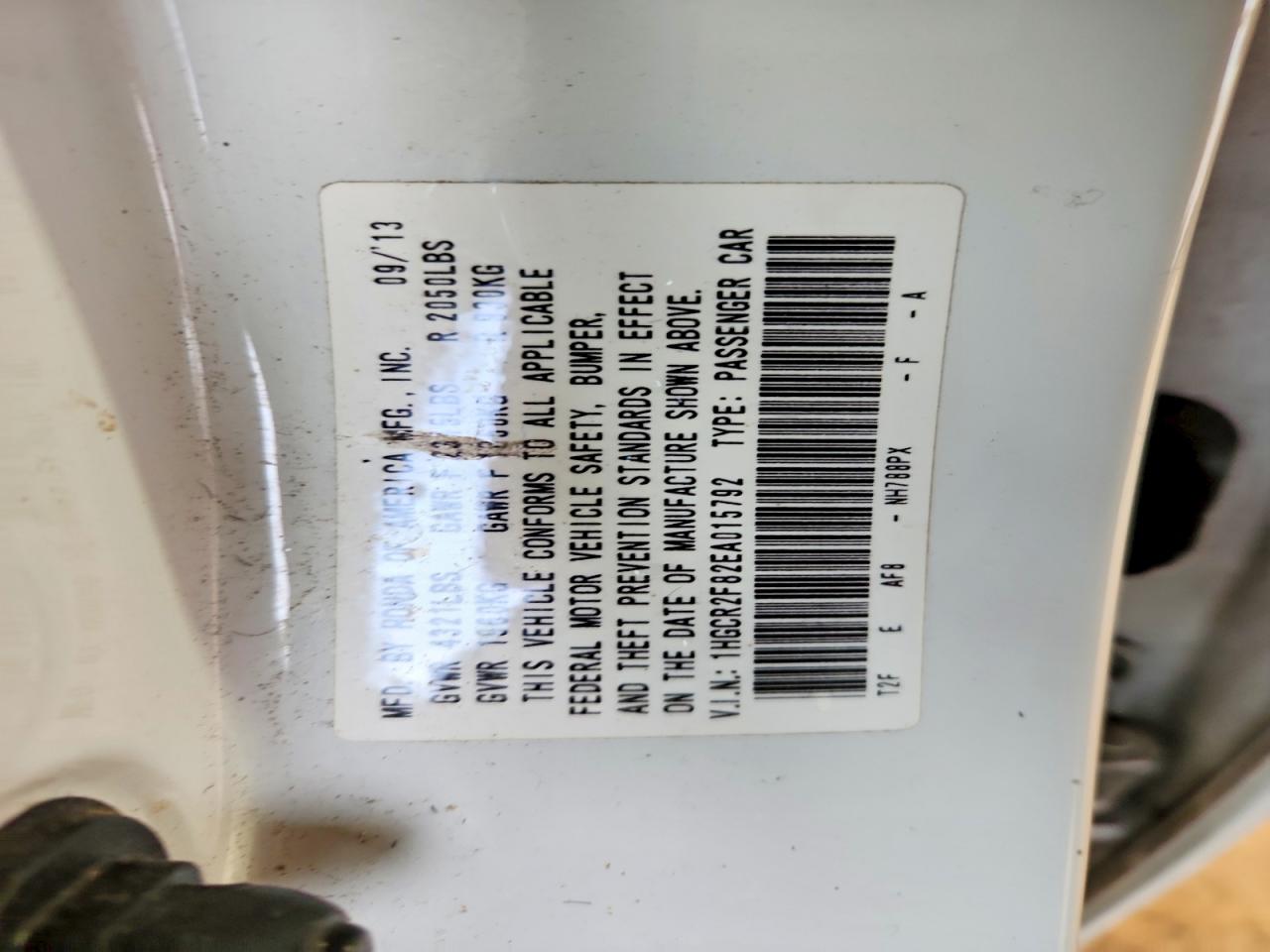 2014 HONDA ACCORD EXL photo 34