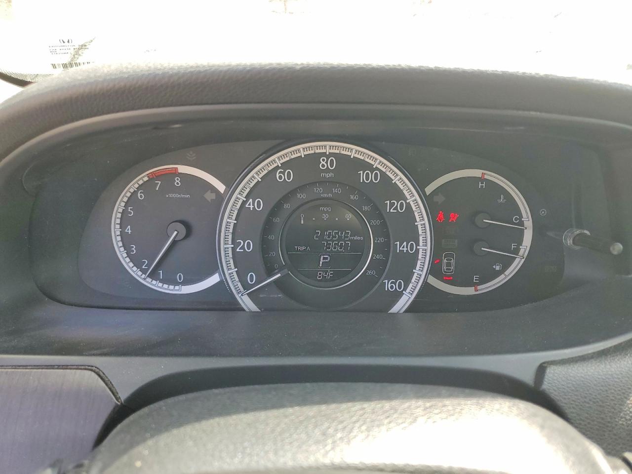 2013 HONDA ACCORD EX photo 25