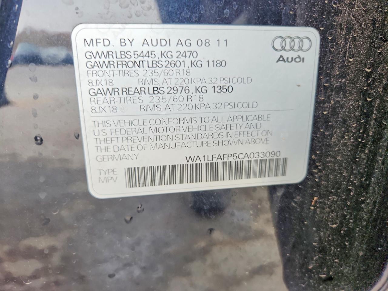 2012 AUDI Q5 PREMIUM PLUS photo 25