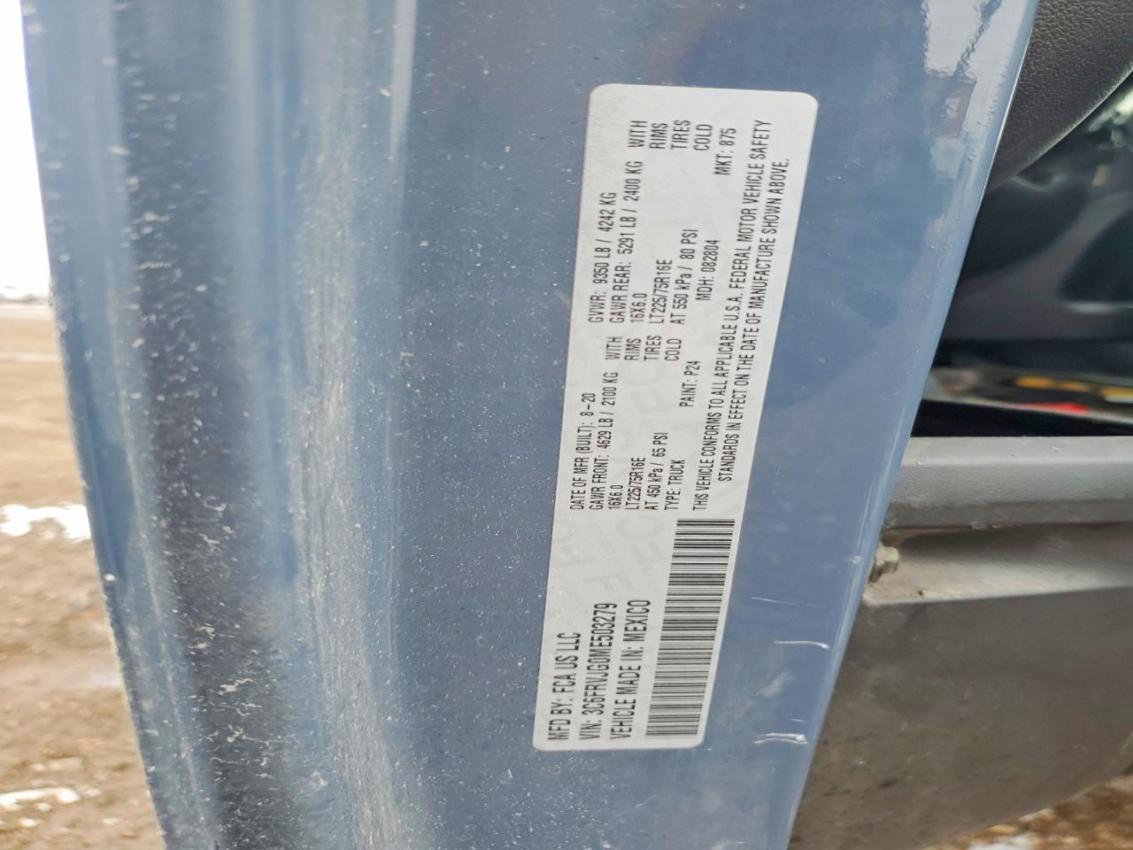 2021 RAM PROMASTER 3500 DELIVERY VAN photo 14