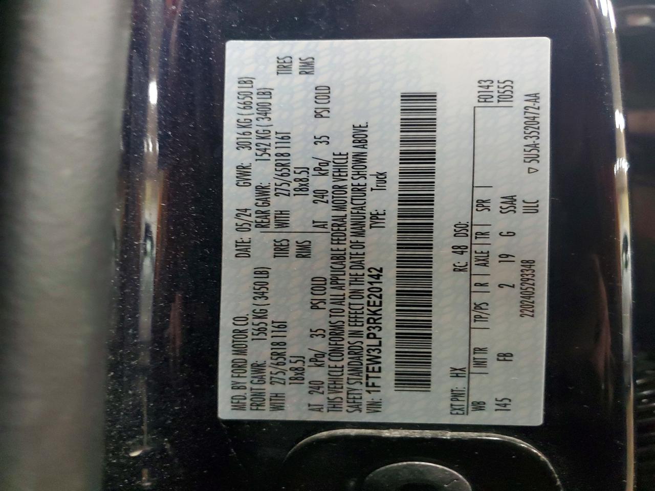 2024 FORD F150 XLT photo 25
