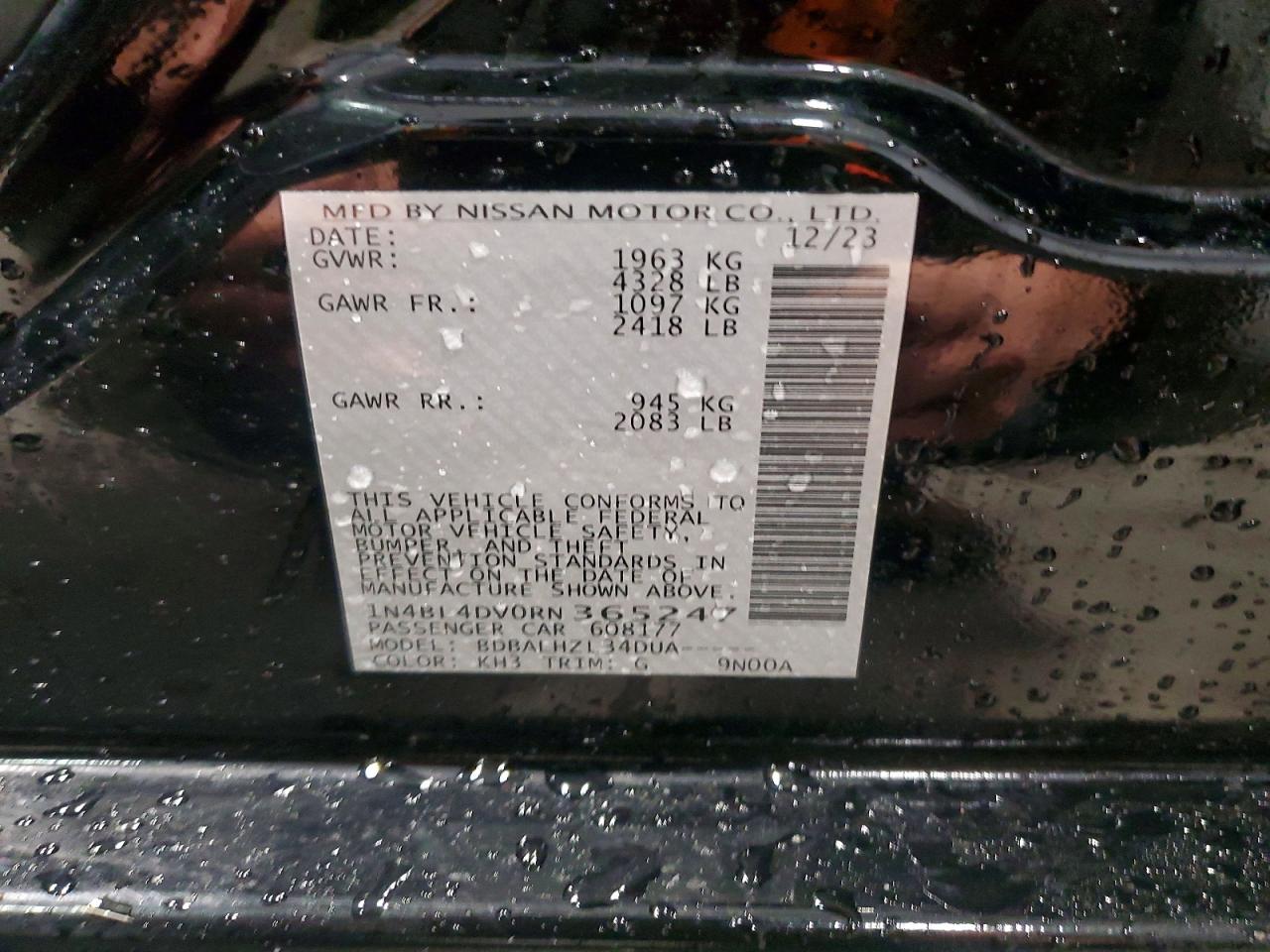 2024 NISSAN ALTIMA photo 12