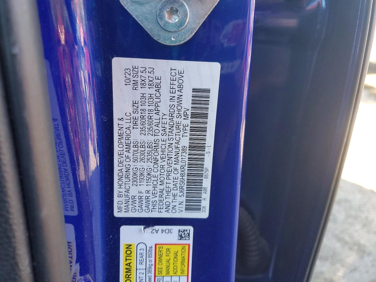 2024 HONDA CR-V SPORT-L photo 25