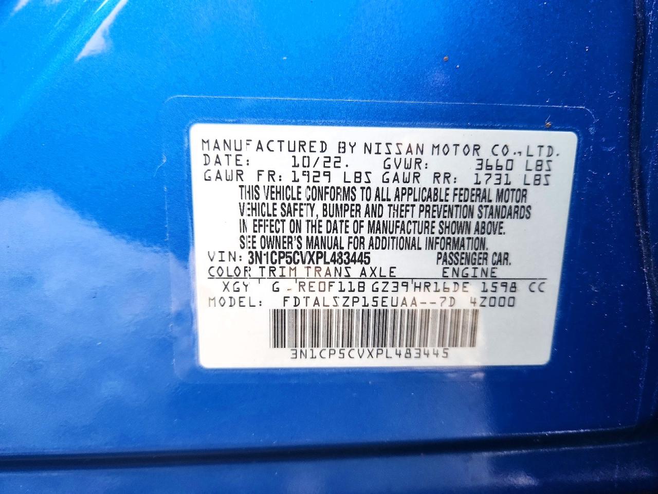2023 NISSAN KICKS SV photo 23