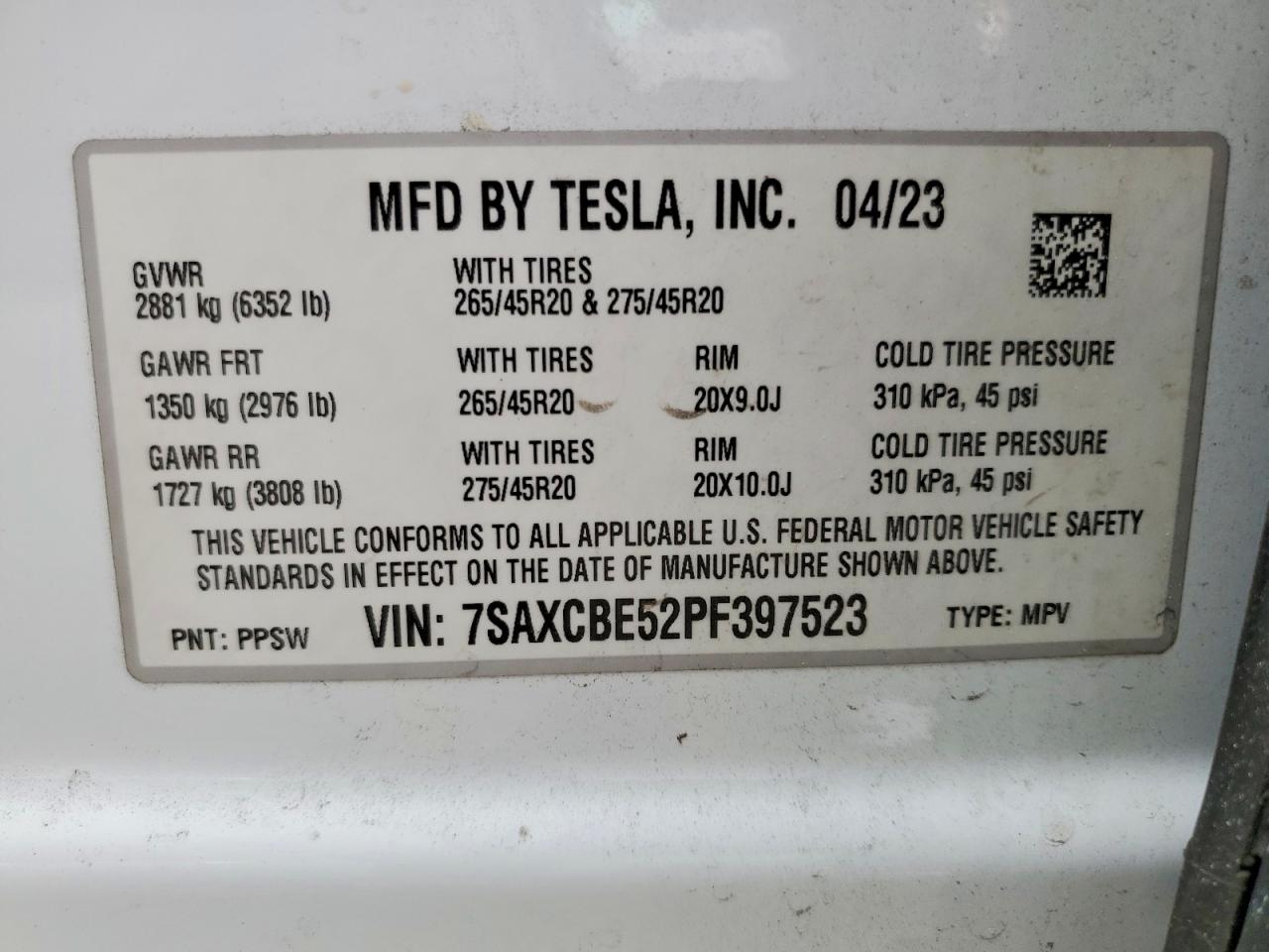 2023 TESLA MODEL X photo 23