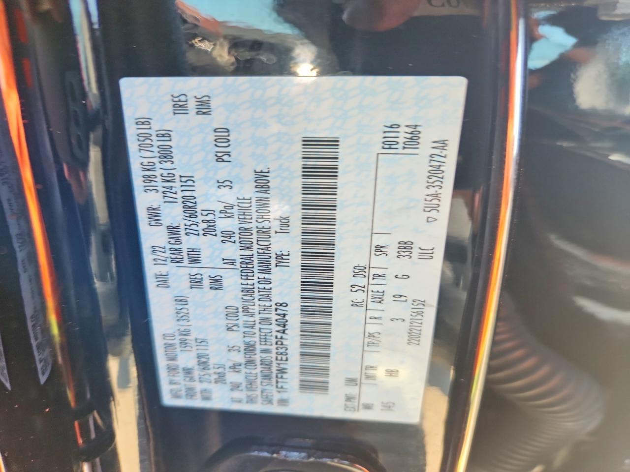 2023 FORD F150 SUPERCREW photo 23