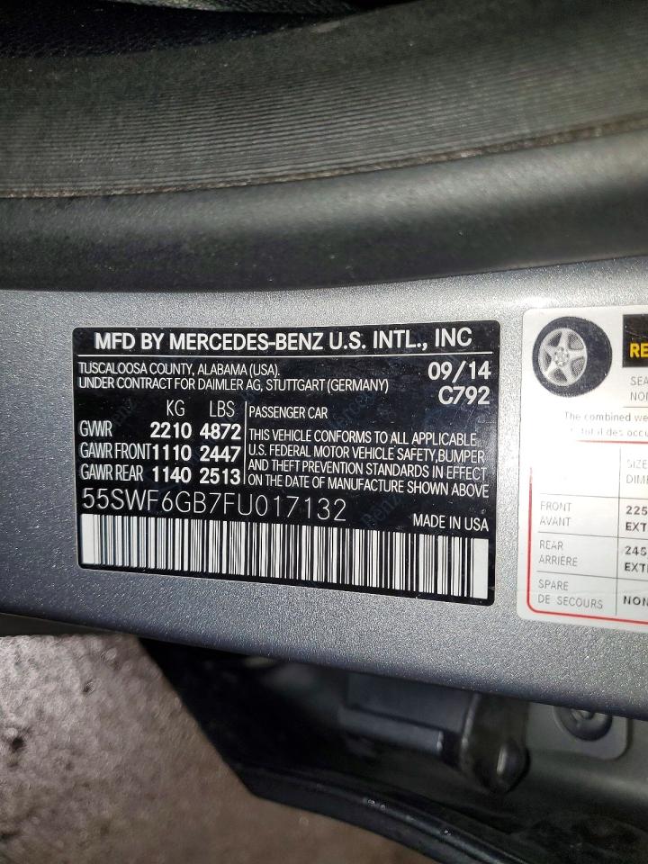 2015 MERCEDES-BENZ C 400 4MATIC photo 12