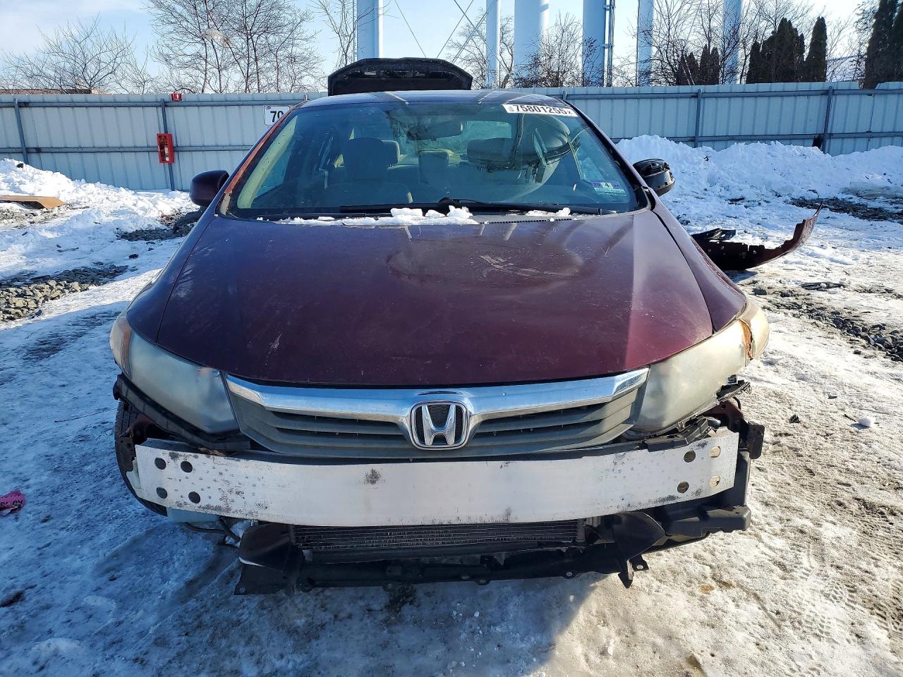 2012 HONDA CIVIC LX photo 5