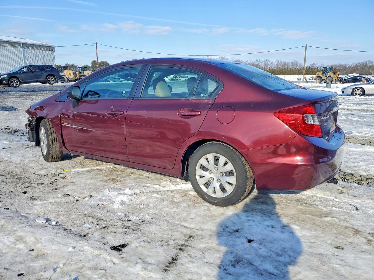 2012 HONDA CIVIC LX photo 2