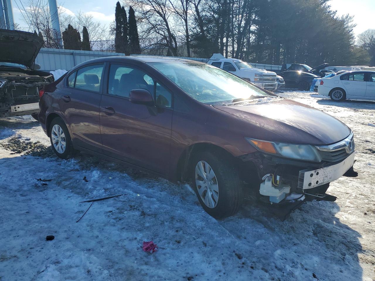 2012 HONDA CIVIC LX photo 4