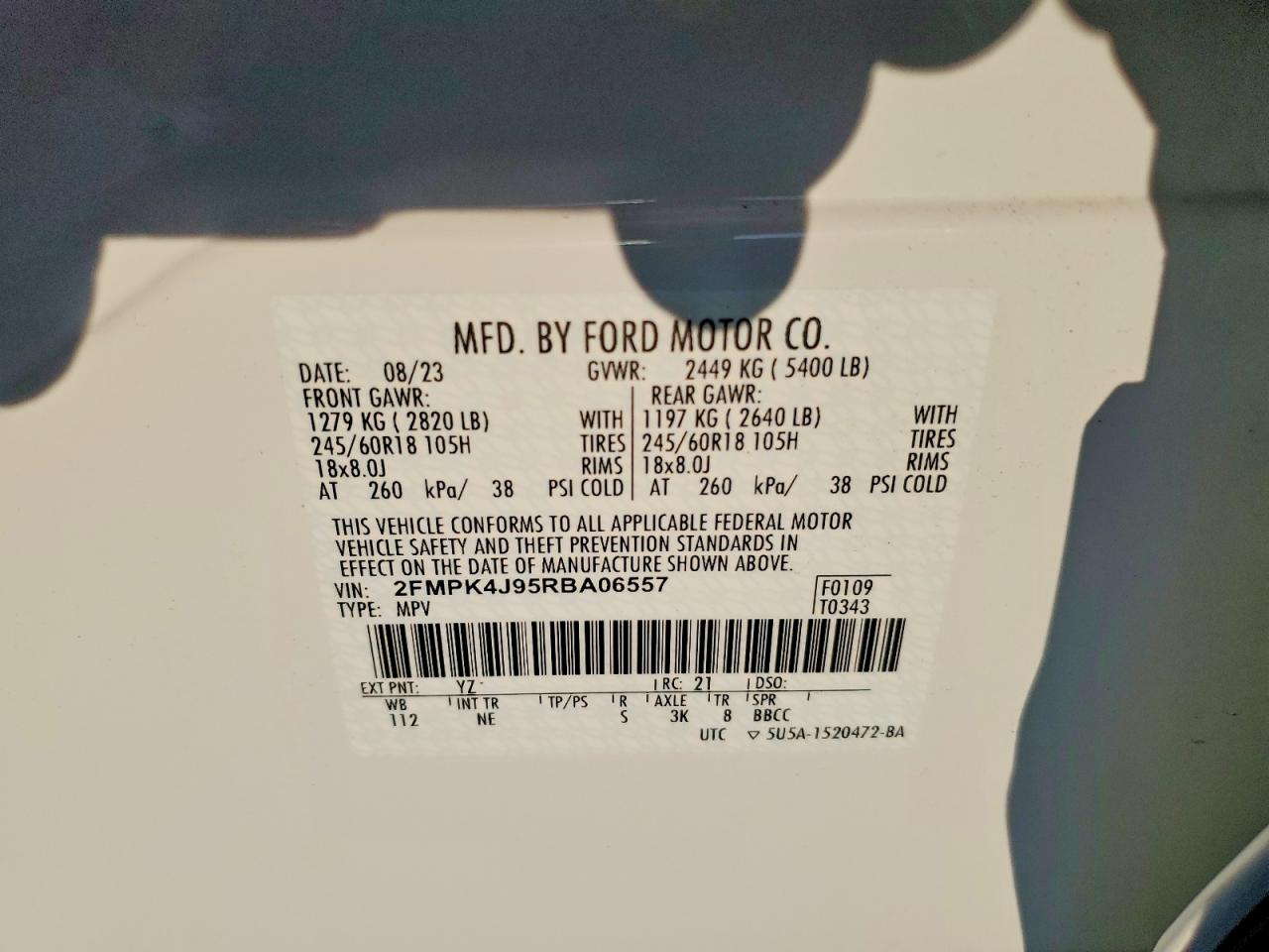 2024 FORD EDGE SEL photo 34