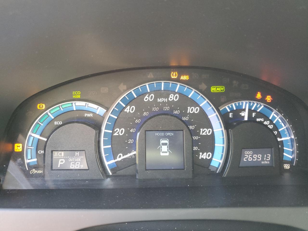 2012 TOYOTA CAMRY HYBRID photo 9
