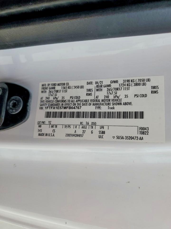 2021 FORD F150 SUPER CAB photo 34