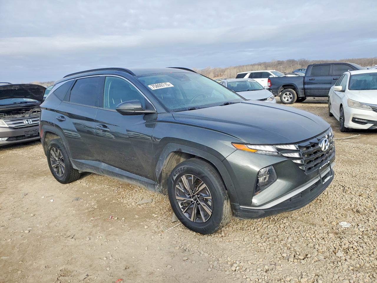 2022 HYUNDAI TUCSON BLUE photo 4